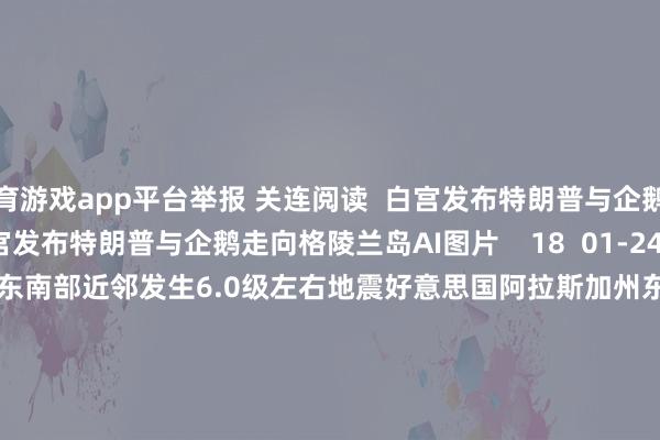 体育游戏app平台举报 关连阅读  白宫发布特朗普与企鹅走向格陵兰岛AI图片白宫发布特朗普与企鹅走向