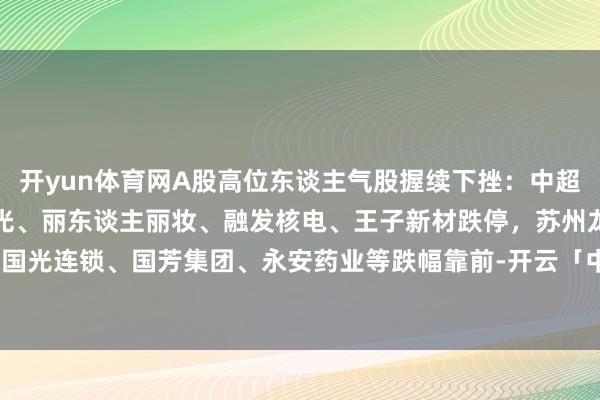 开yun体育网A股高位东谈主气股握续下挫：中超控股、尤夫股份、京华激光、丽东谈主丽妆、融发核电、王子新材跌停，苏州龙杰、国光连锁、国芳集团、永安药业等跌幅靠前-开云「中国」kaiyun体育网页 登录入口